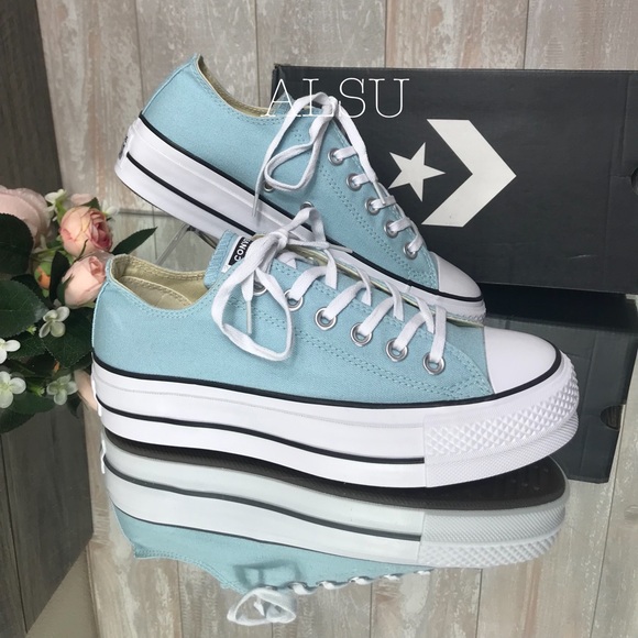 Converse Ctas Lift OX Ocean Bliss W AUTHENTIC - Picture 7 of 8